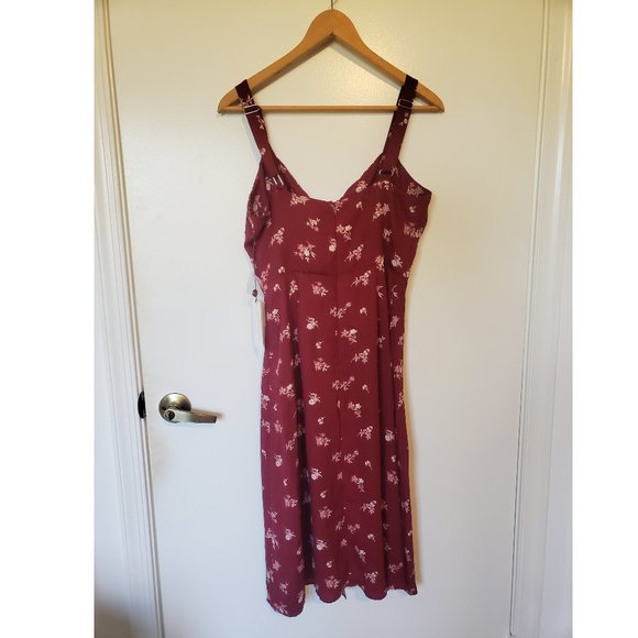 Lulus Are You Mine? Red Floral Midi Dress - Picture 5 of 5